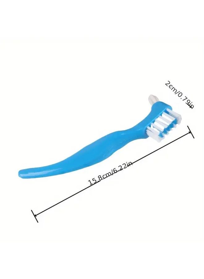 Adult Denture Toothbrush Double Side Cleaning Tartar Removal For Invisible Braces - Image 4